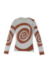 SECOND SKIN TOPS "Spiral Gecko" -RED-